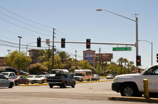 The intersection of Tropicana Avenue and Decatur Boulevard.
